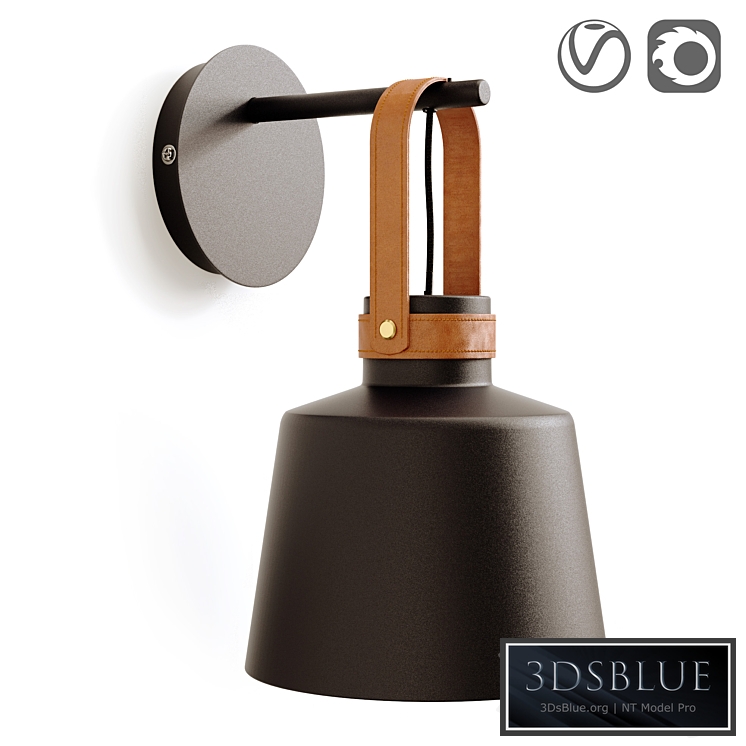 Metal wall lamp, Oda