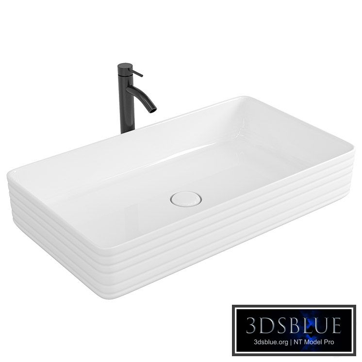 Countertop washbasin BelBagno BB1408