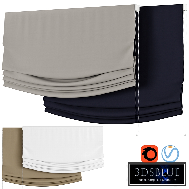 Roman Curtains 139 | Relax Roman Shades | Vitra