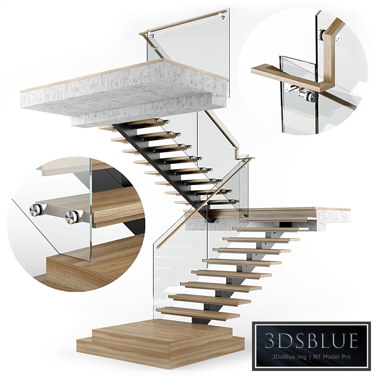 Modern interior stair 07
