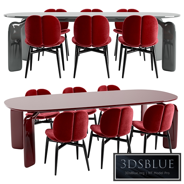Roche Bobois - PULP table chair lacquer