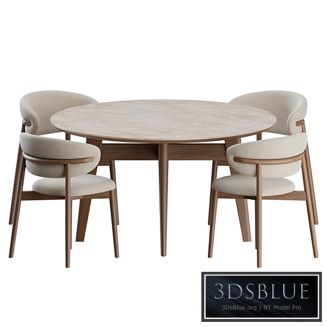 Dinning Set 01 by Calligaris