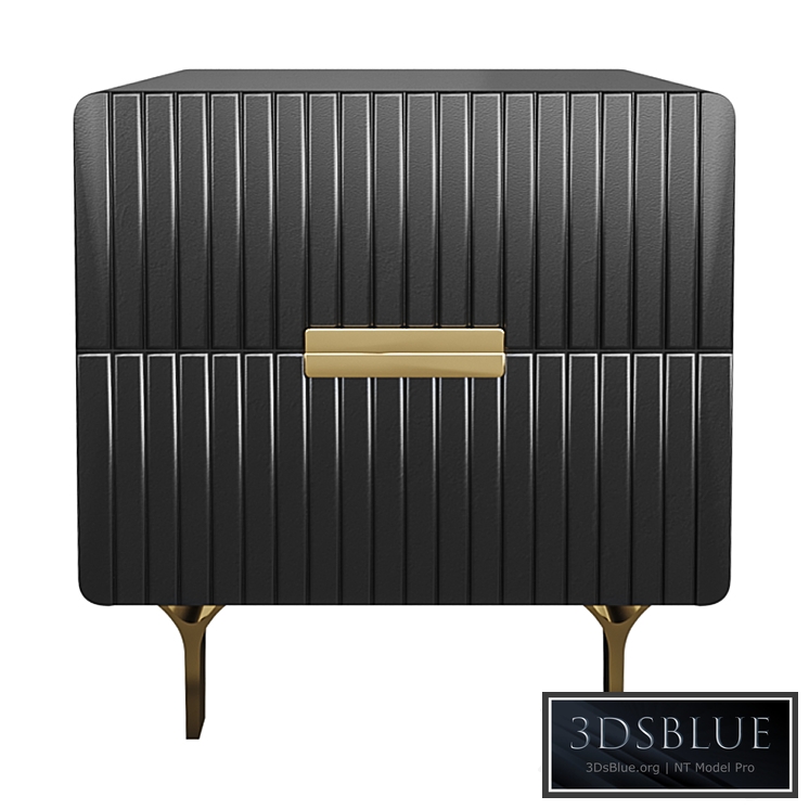 Bedside table gray 40AD-CB0005A