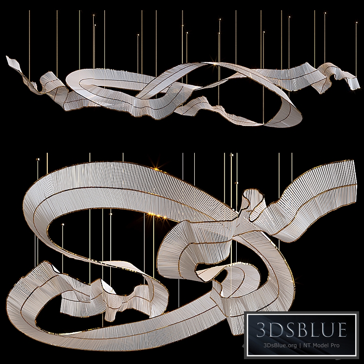 Light composition Vargov Design - Ribbon