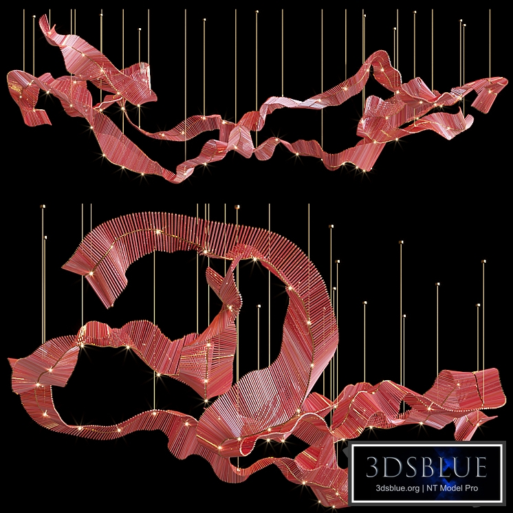 Light composition Vargov Design - Ribbon