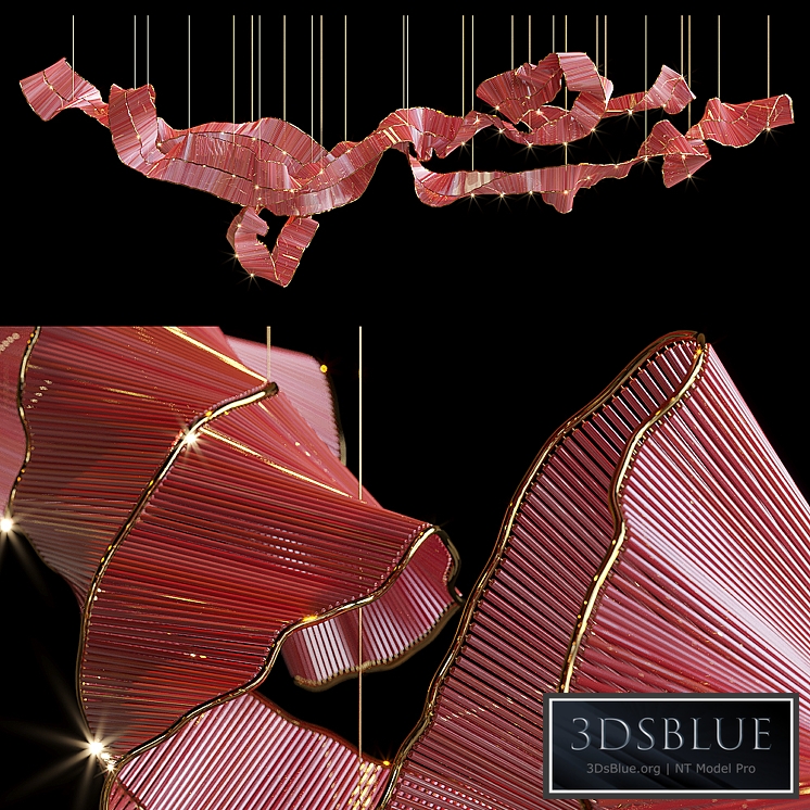 Light composition Vargov Design - Ribbon