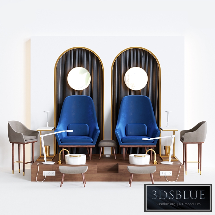 Podium for Pedicure and Manicure Set # 1