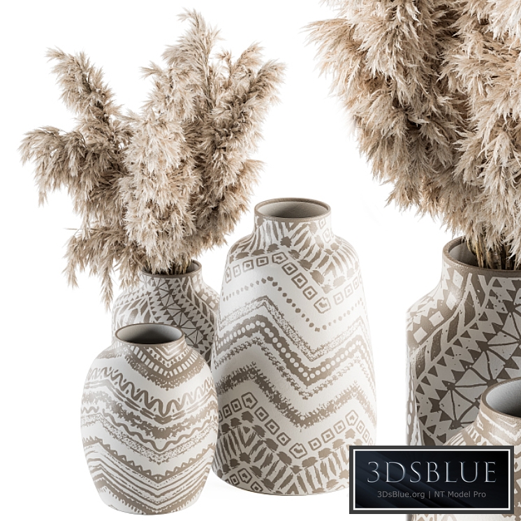 Vase and Plant Decorative Set - Set 84