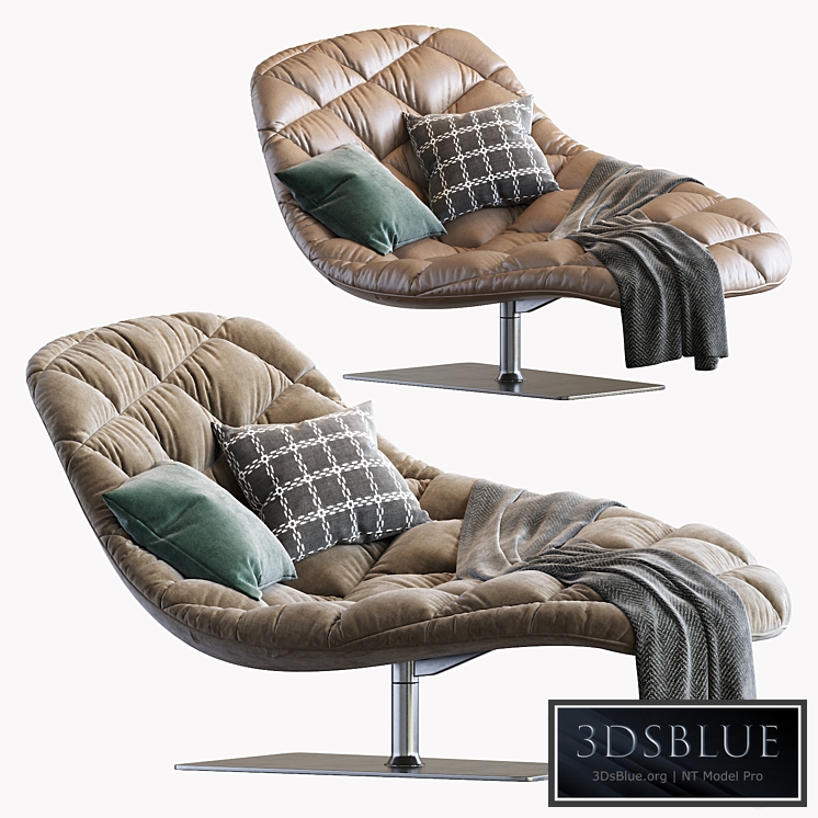 Moroso bohemian chaise longue