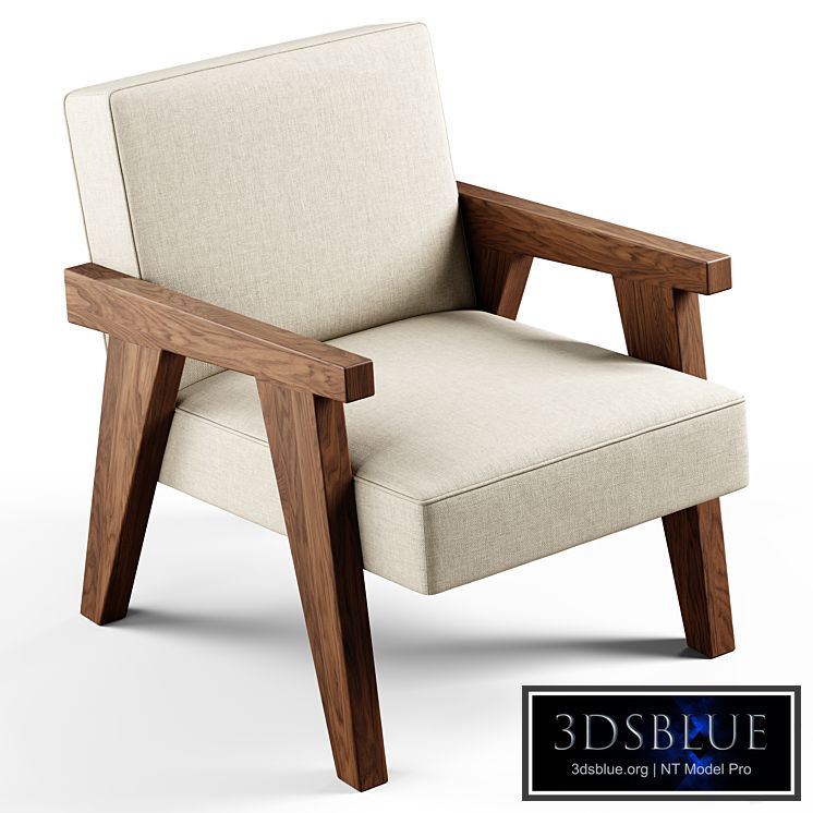 Zara Home - The walnut armchair with hemp upholstery