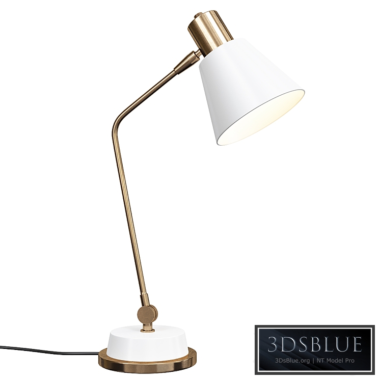 Cylinder usb task table lamp