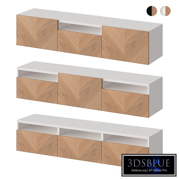 TV stand Ikea BESTÅ BESTÅ HEDEVIKEN HEDEVIKEN