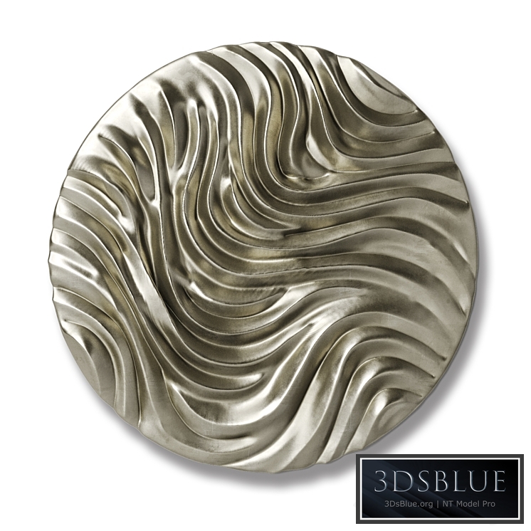 Round Wall panel Wave Circle wall panel
