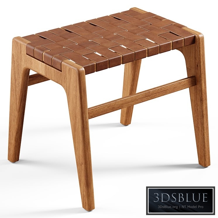 Zara Home - The stool with leather seat