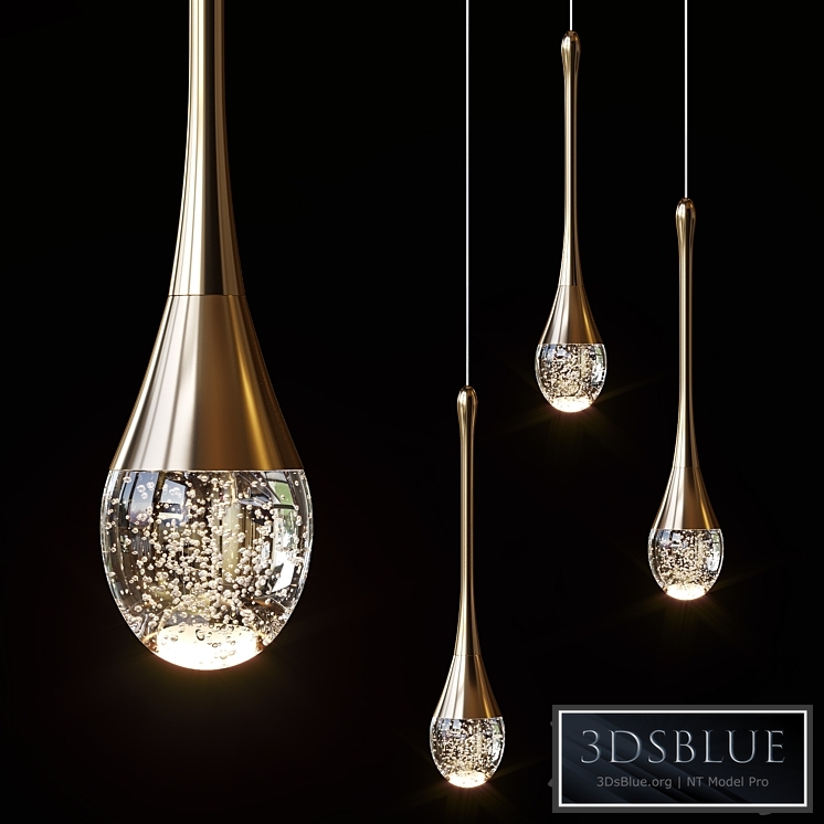 Pendant lights Mettasha Chandelier 1 and 3 lamps