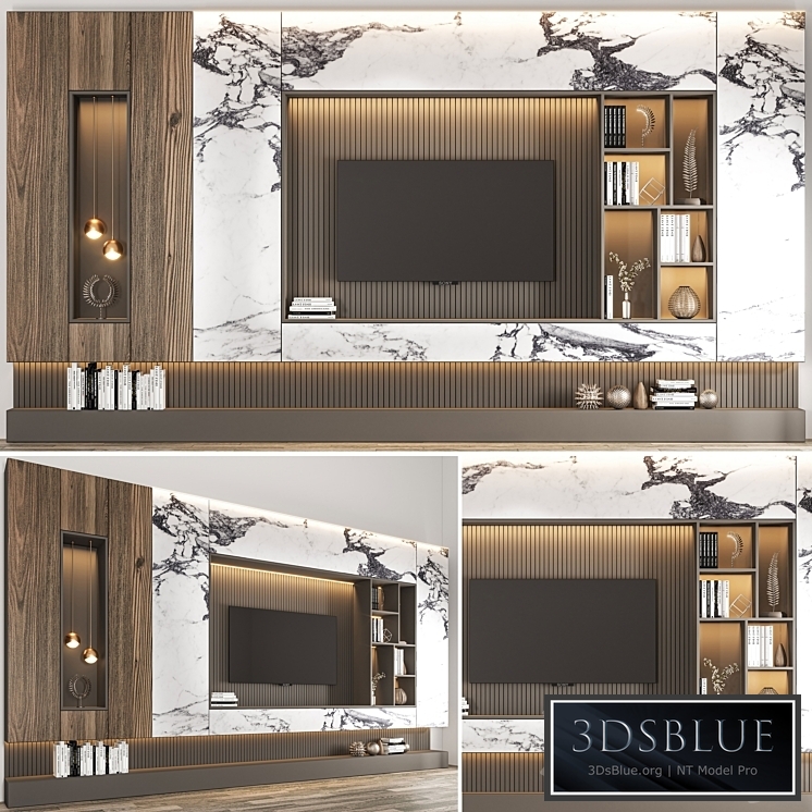 Tv Wall Set 01