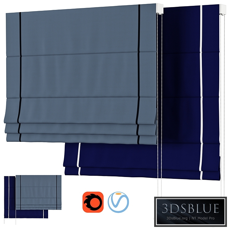 Roman Curtains 145 | Dihin Home | Modern Solid Color Roman Shades