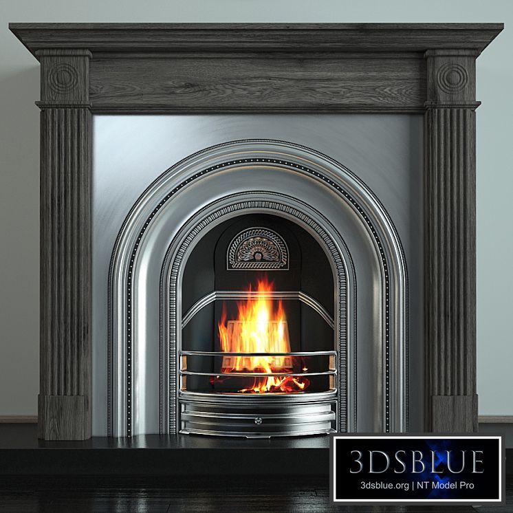 Cast iron fireplace Stovax - DECORATIVE ARCHED