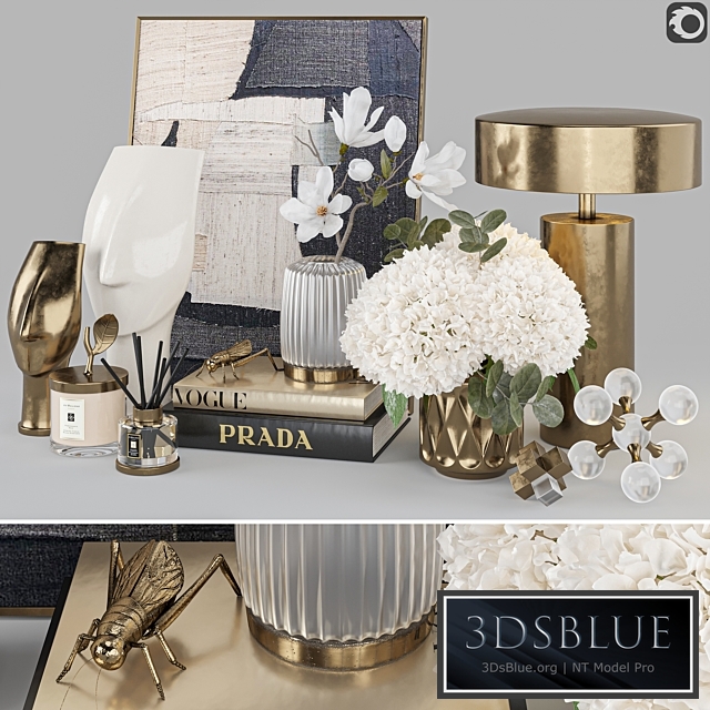 Decoration Set 38 - Console decoration