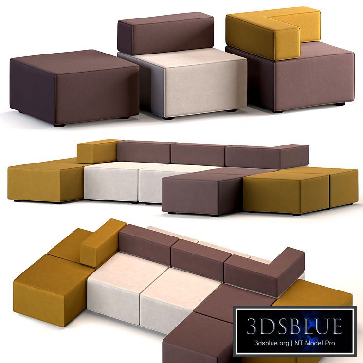 Modular sofa, upholstered furniture
