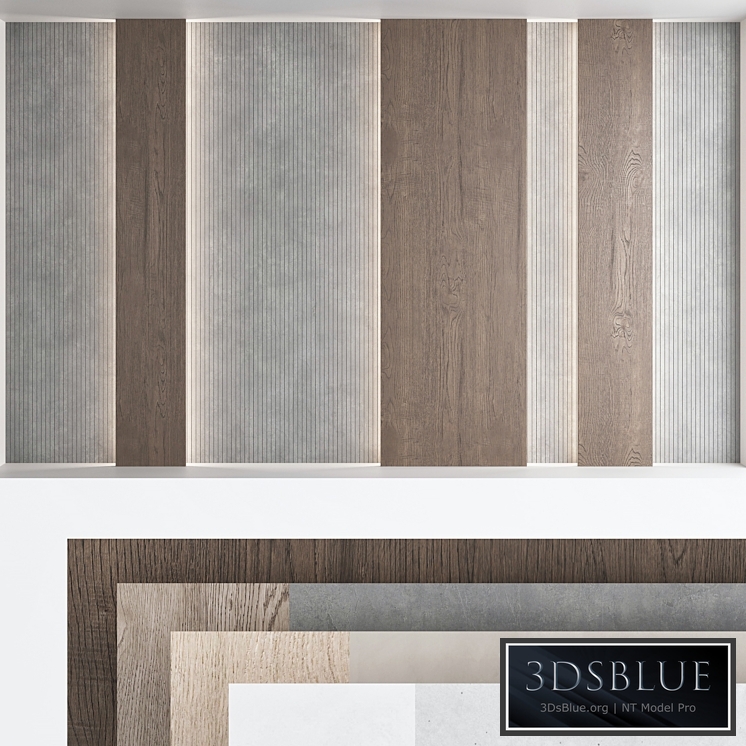 Decorative wall panel set 72