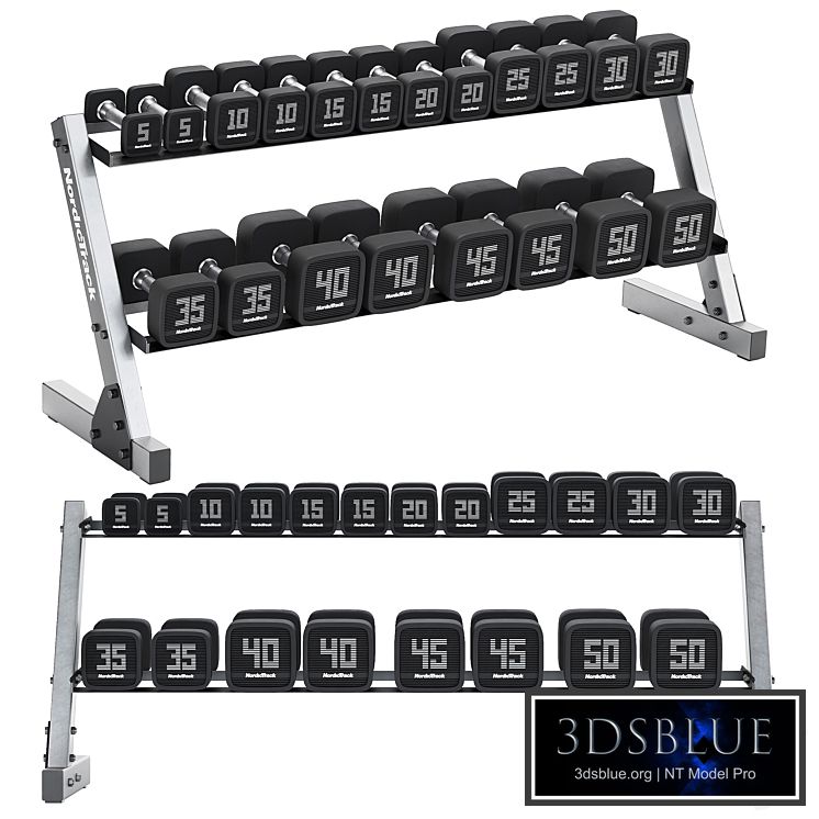 Premium Dumbbell Set and Dumbbell Rack