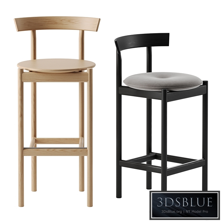 Comma Barstool by Herman Miller
