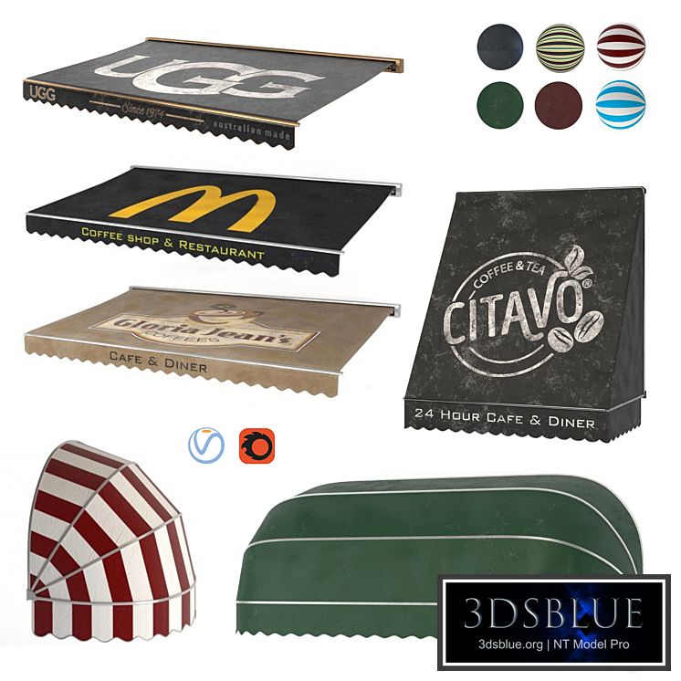 awning kitbash vol. 16