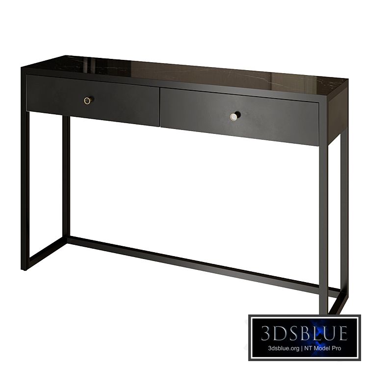 Console For Miss with marble top