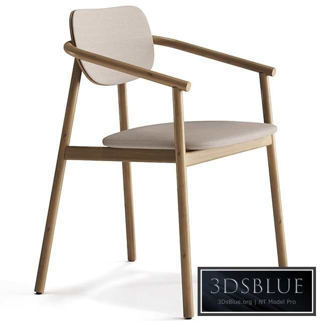 Klara Chair with armrests by Moroso