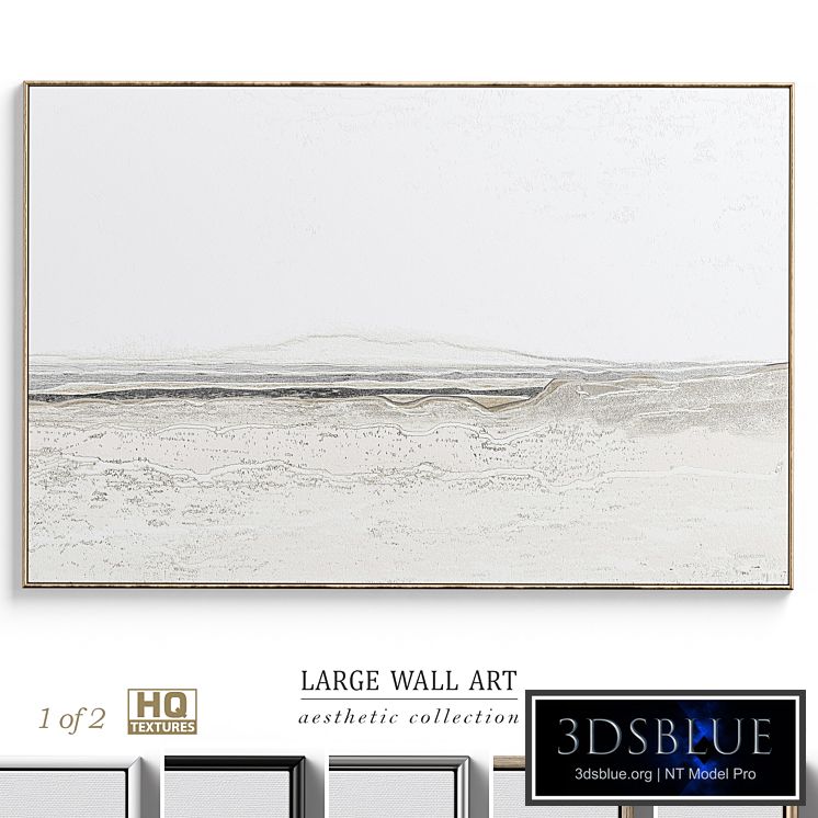 Large Panoramic Abstract Wall Art C-353