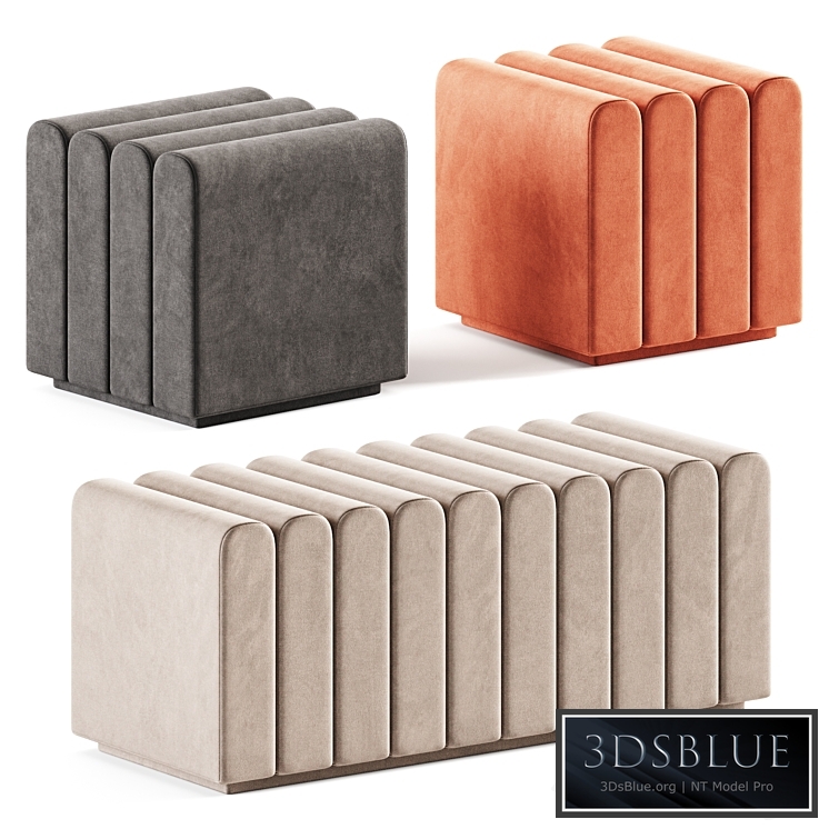 Bench Bente Eichholtz / Pouf