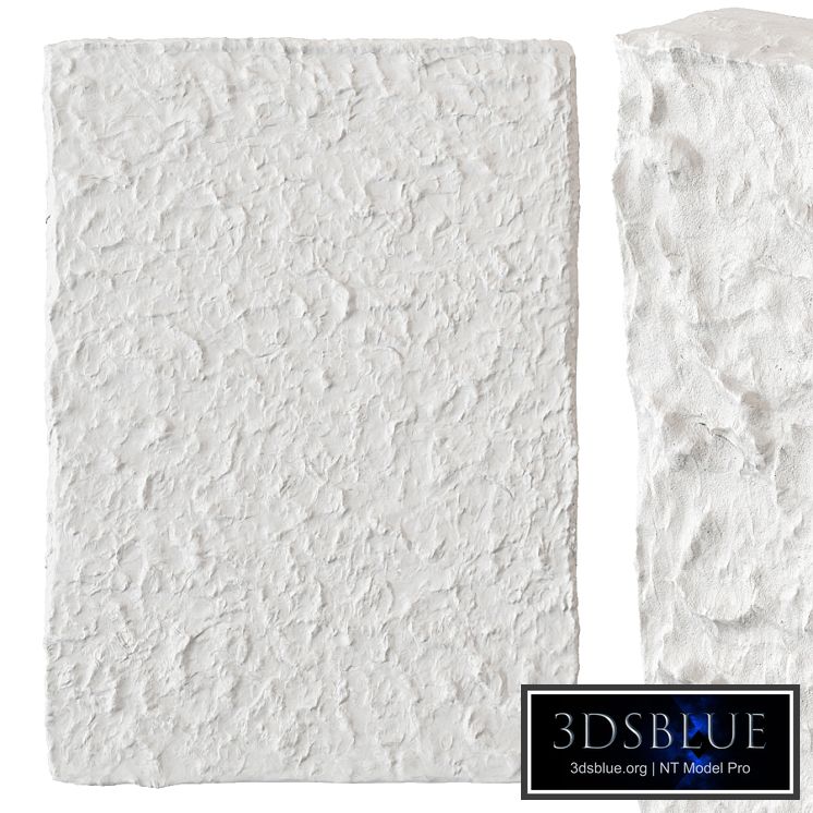 Abstract plaster painting