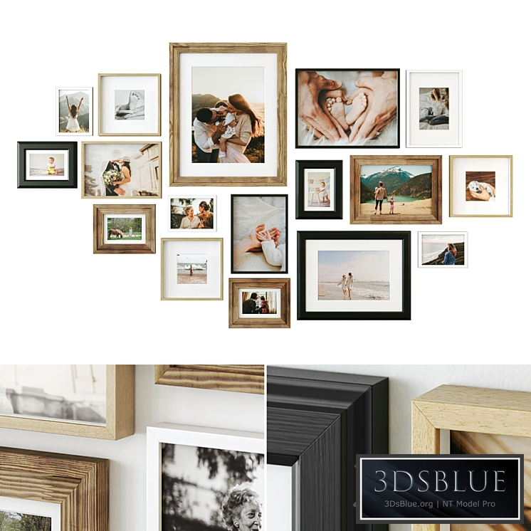 Family photo wall