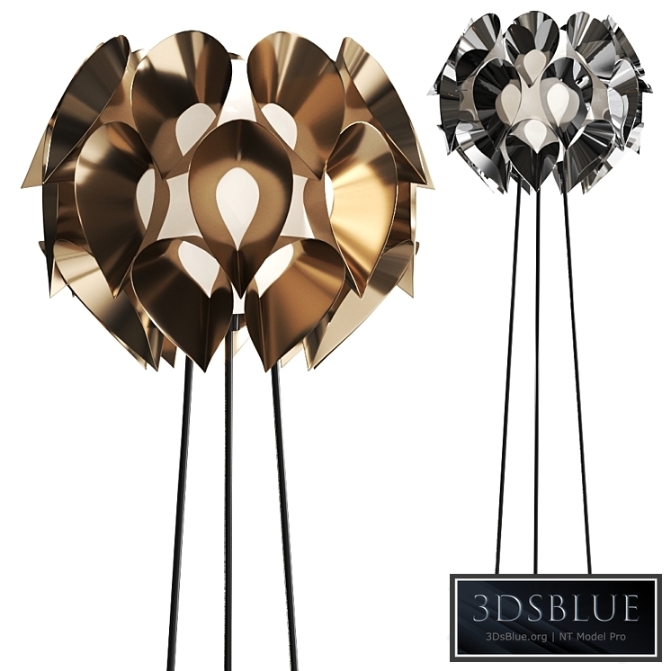 Flora Pewter by Slamp Floor Lamp