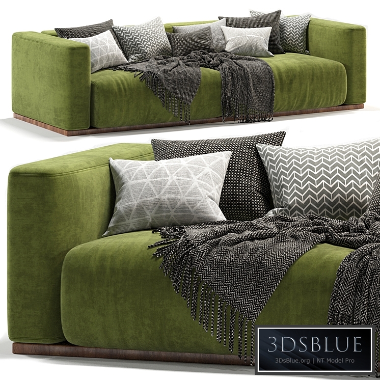 Lario Flexform double sofa-green