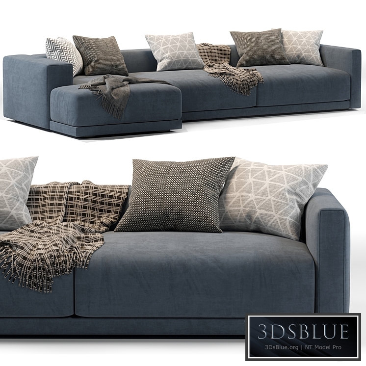 Lario Flexform Chaise Longue Sofa