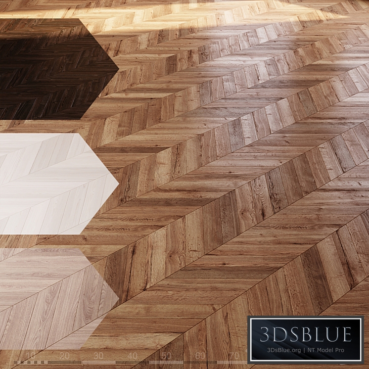 French herringbone flooring 4 colors / 6 sizes