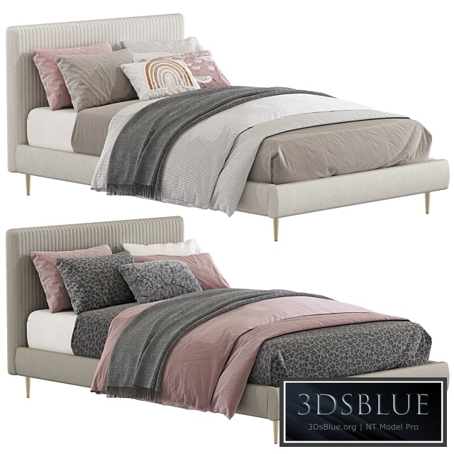 Roar / Rabbit Pleated Upholstered Bed 218