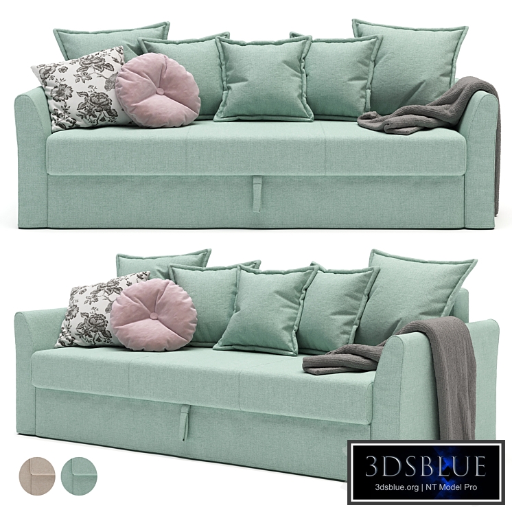 IKEA HOLMSUND HOLMSUND 3-seat sofa bed in 2 colors