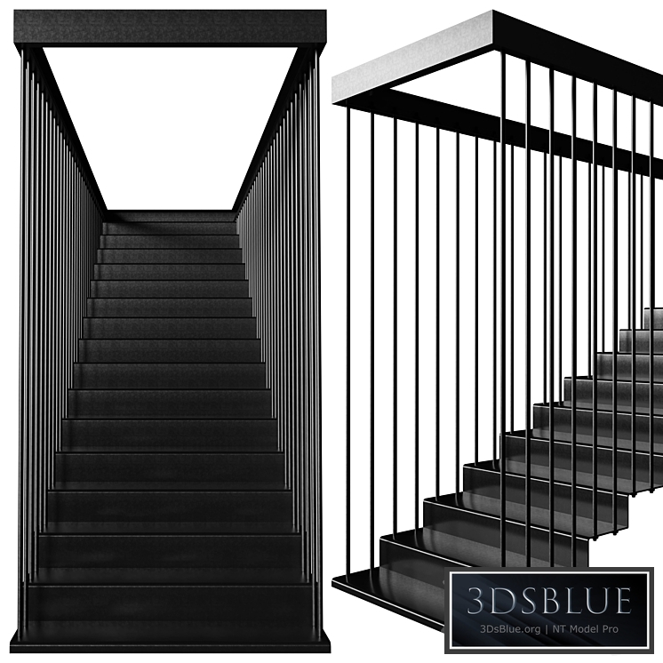 Sheet Metal Staircase