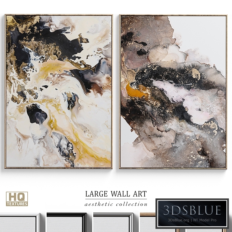 Abstract Neutral Wall Art C-360