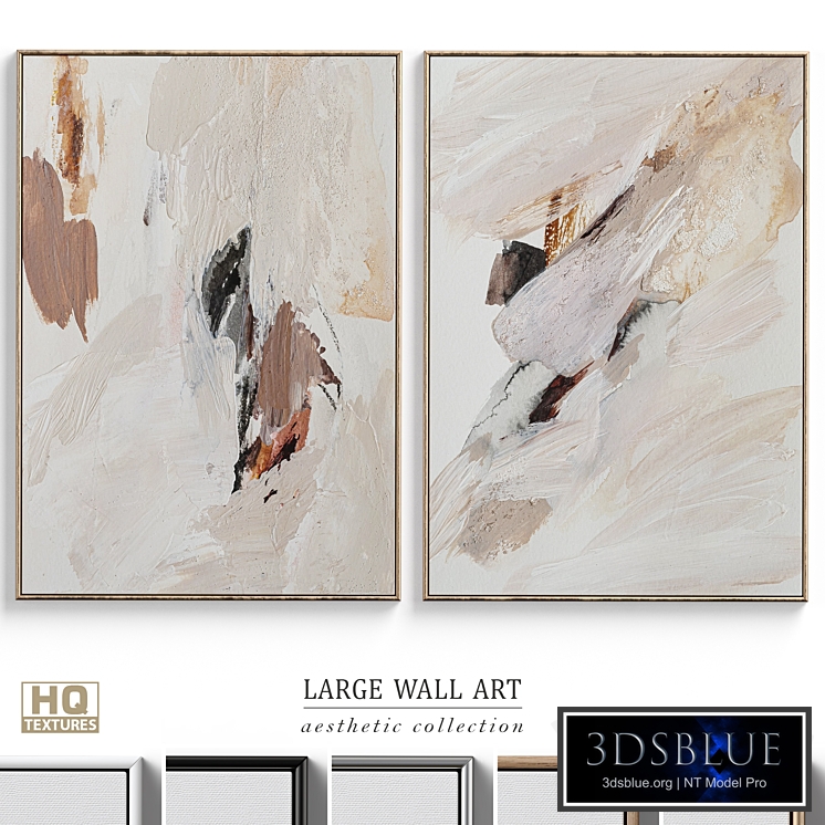Abstract Textural Wall Art C-361