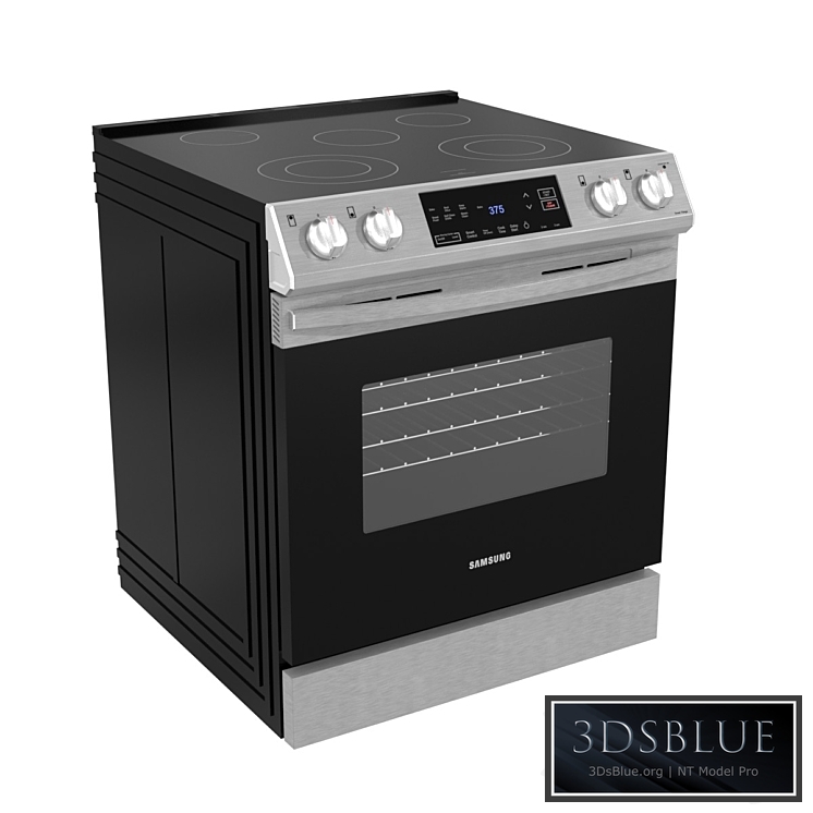 Samsung 6.3 cu. ft. Electric Range with Slide-in Design in Stainless Steel