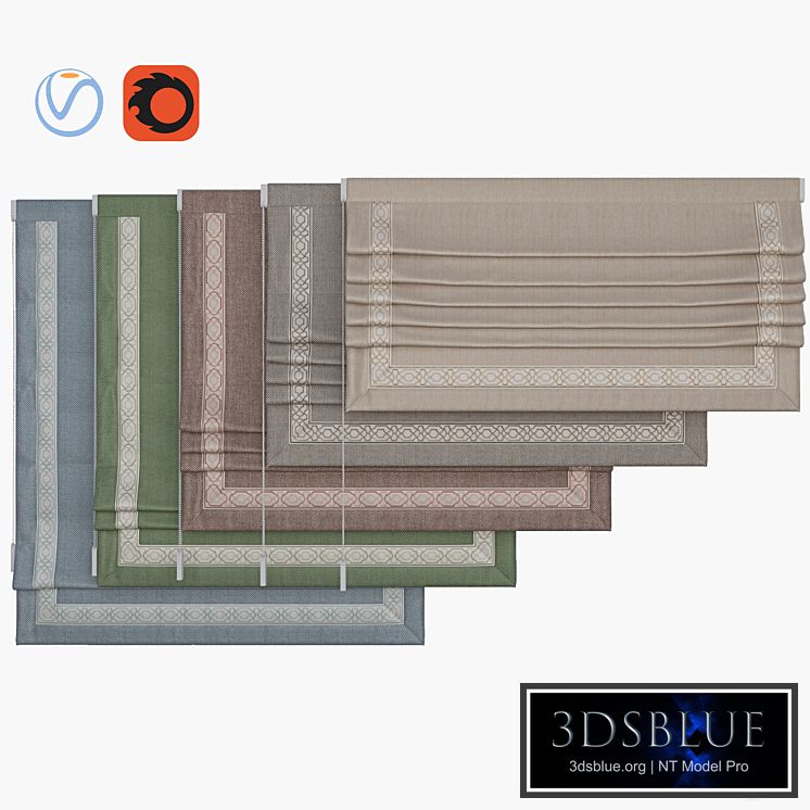 Set of Roman blinds 14