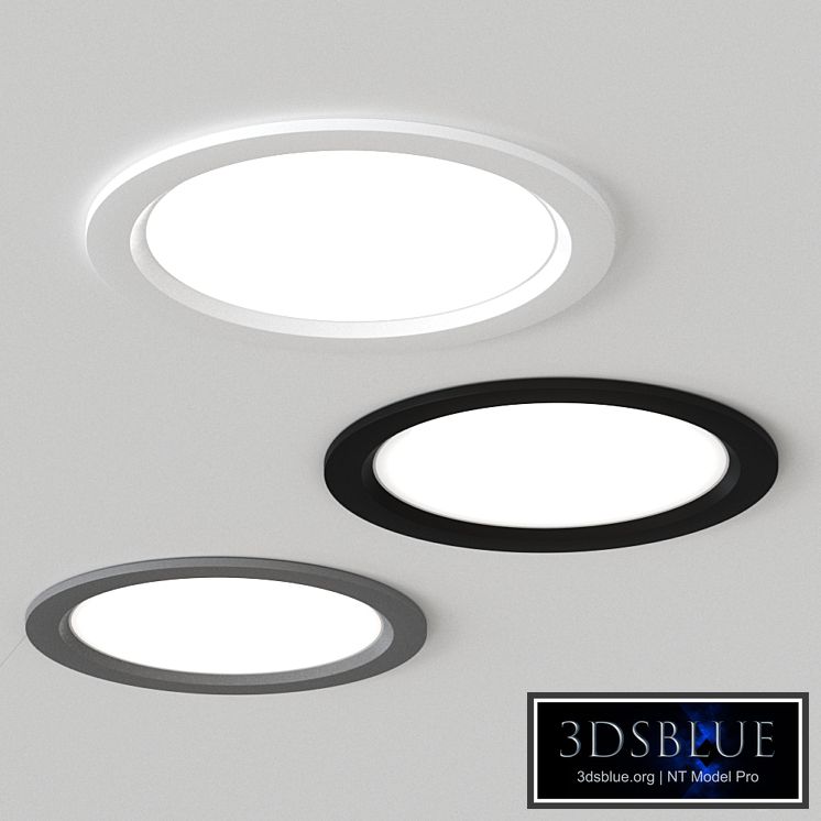 Vale-Tu Flat Large by LTS Recessed spotlight