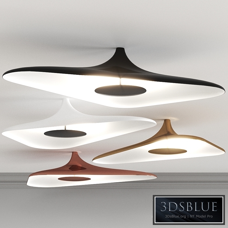 Luceplan Soleil Noir by Studio Odile Decq Ceiling Light