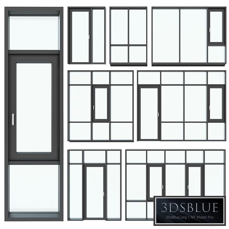 Panoramic glazing / stained glass