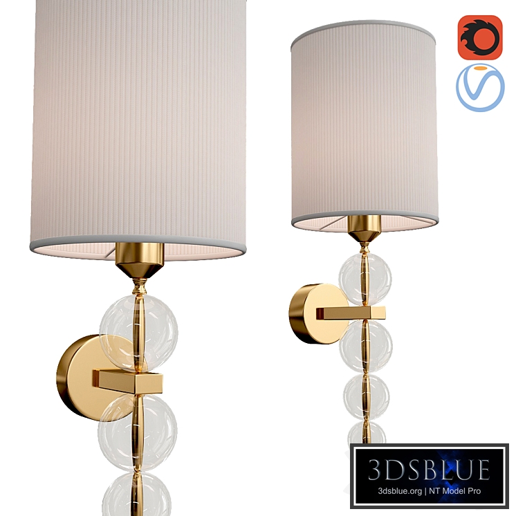 Folded Crystal Sconce Lamp