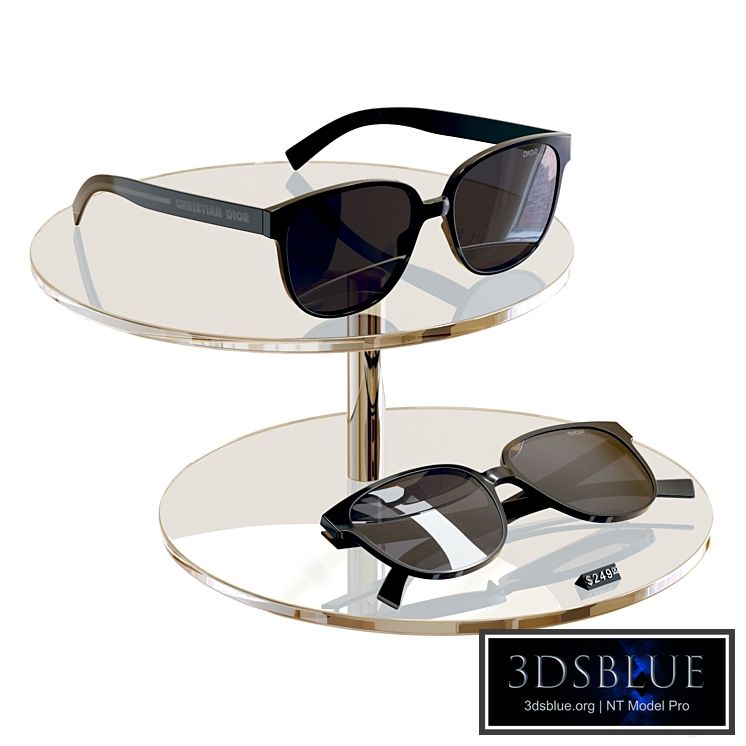 Store Display / Dior / Sunglasses Flag 1 Black